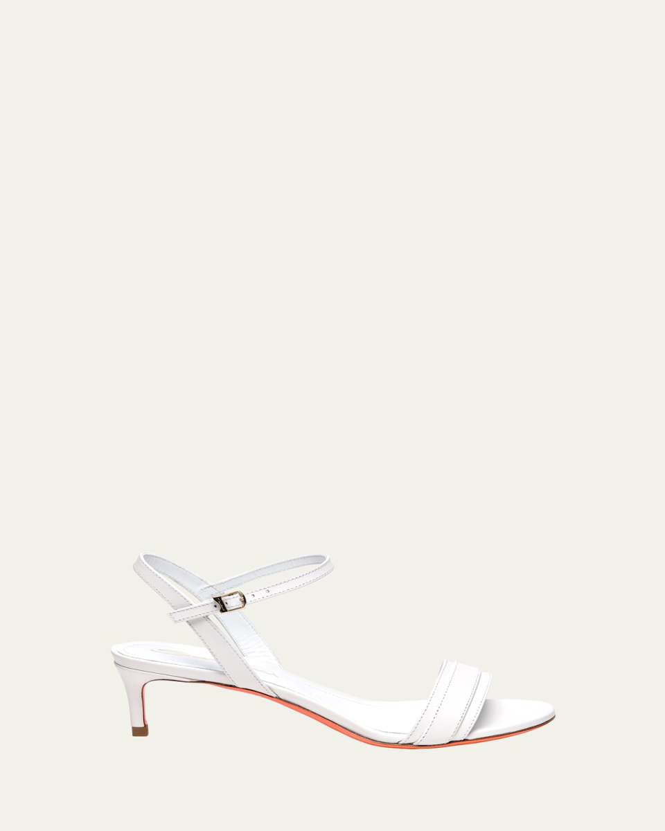 Sirolo Leather Ankle-Strap Sandals